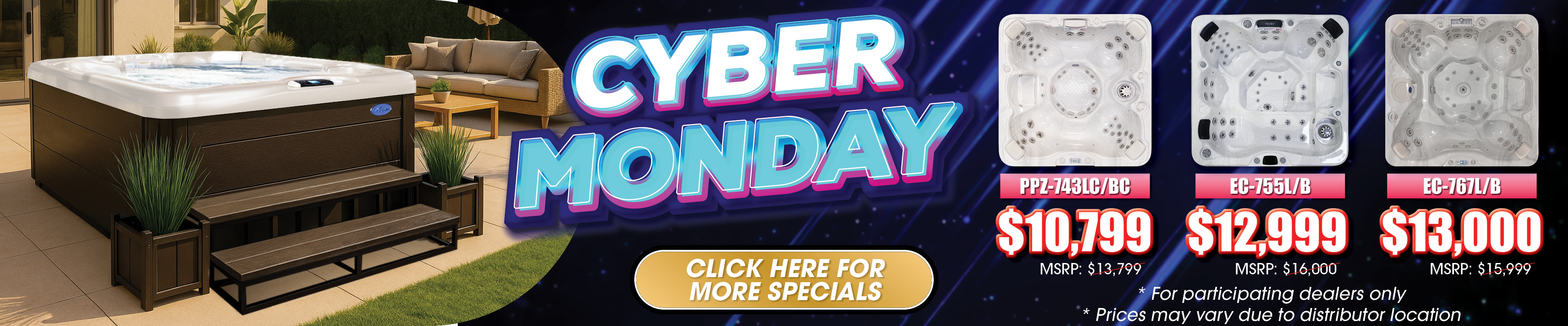 Calspas hot tub being used in a family setting - Lauderhill