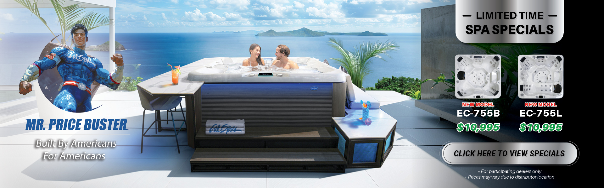 Calspas hot tub being used in a family setting - Lauderhill